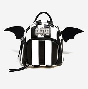 Beetlejuice Mini Wing Backpack Purse